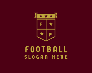 Golden Club Shield logo design