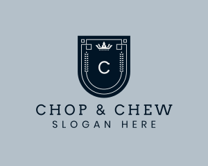 Shield Crown Crest Logo