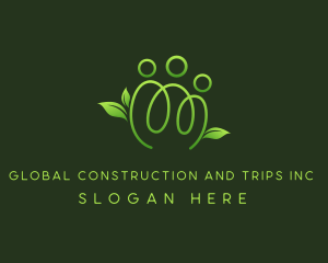 Swirl - Eco Leaf Community logo design