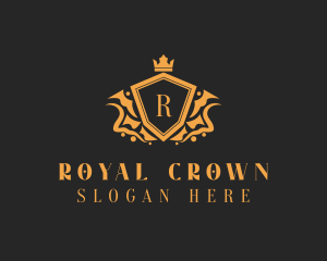 Crown Shield Hotel logo design