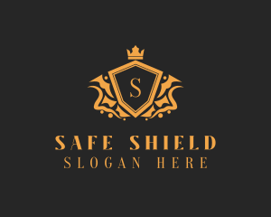 Crown Shield Hotel logo design