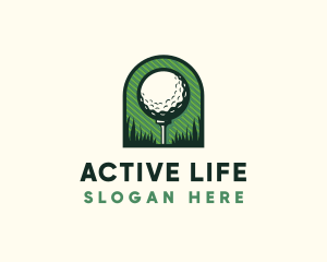 Entertainment Golf Sport logo design