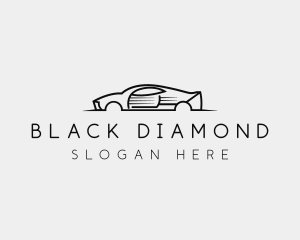 Modern Racing Car logo design