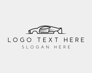 Racing - Modern Racing Car logo design