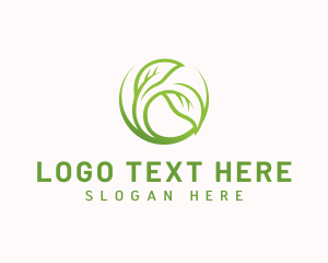 Environment - Leaves Organic Lawn logo design