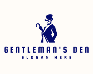 Minimalist Gentleman Fashion logo design