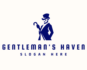 Minimalist Gentleman Fashion logo design