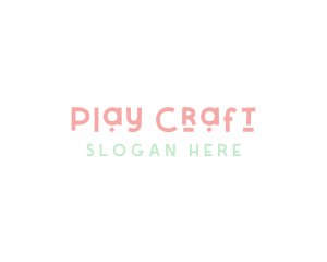 Playful Cute Kindergarten logo design