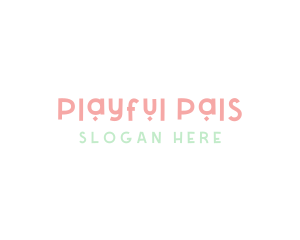 Playful Cute Kindergarten logo design