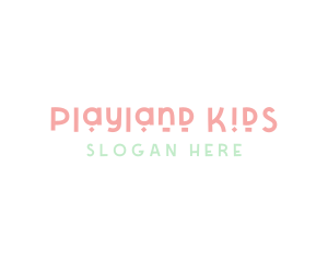 Playful Cute Kindergarten logo design