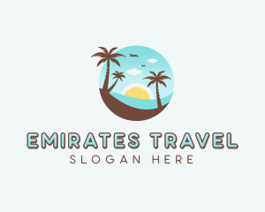 Beach Island Traveler logo design