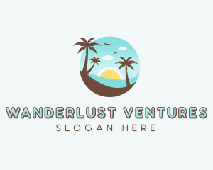 Beach Island Traveler logo design