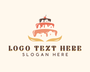 Baker - Cake Pastry Icing logo design