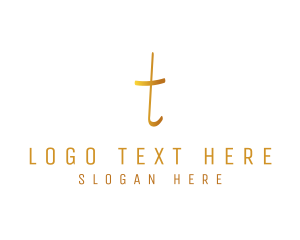 Minimal - Minimalist Letter T logo design