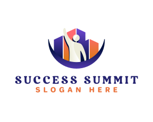 Human Success Award logo design