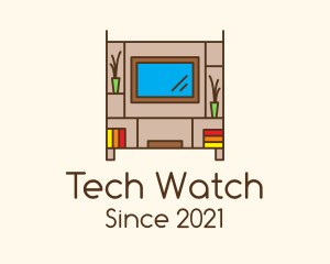 Monitor - Television Cabinet Homeware logo design