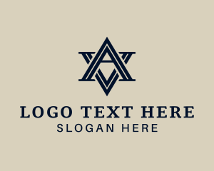 Letter Av - Legal Firm Agency logo design