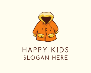 Kids Raincoat Jacket logo design