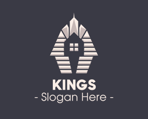 Egyptian Pharaoh Housing logo design