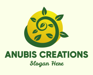 Organic Eco Farm logo design