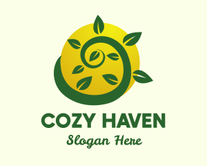 Organic Eco Farm logo design