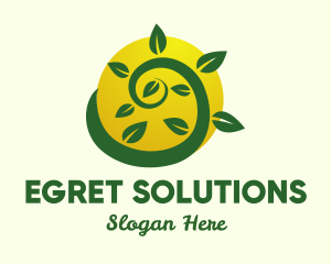 Organic Eco Farm logo design