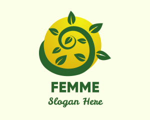 Organic Eco Farm logo design