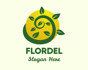 Organic Eco Farm logo design