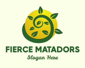 Organic Eco Farm logo design