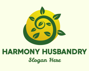 Organic Eco Farm logo design