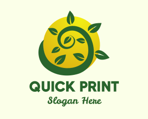 Organic Eco Farm logo design