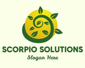 Organic Eco Farm logo design