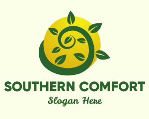 Organic Eco Farm logo design