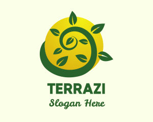 Organic Eco Farm logo design