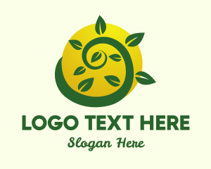 Spring - Organic Eco Farm logo design