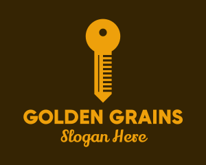 Golden Key Locksmith logo design