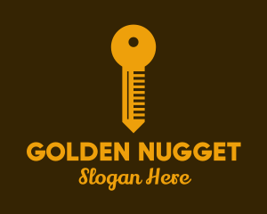 Golden Key Locksmith logo design