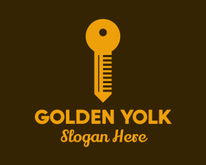 Golden Key Locksmith logo design