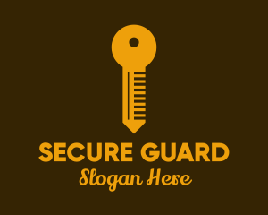 Encryption - Golden Key Locksmith logo design
