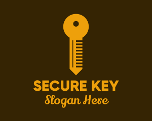 Password - Golden Key Locksmith logo design
