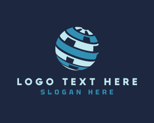 Global - Globe Tech Connect logo design
