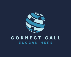 Globe Tech Connect logo design