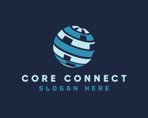 Globe Tech Connect logo design