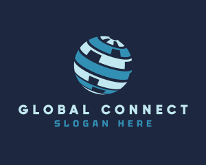Globe Tech Connect logo design