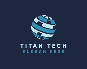 Globe Tech Connect logo design