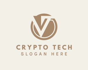 Crypto - Crypto Currency Fintech logo design