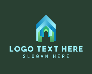Application - Tech Startup Letter A logo design