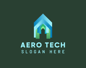 Tech Startup Letter A logo design