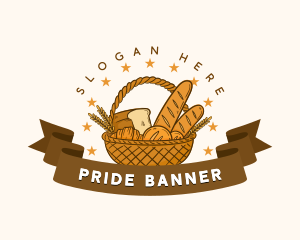 Bakery Pastry Bread Basket logo design