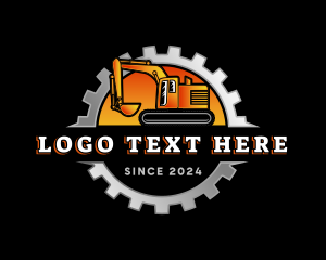 Industrial - Machinery Excavator Gear logo design